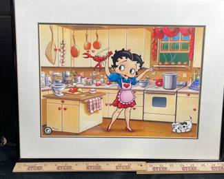 Betty Boop Kitchen Goddess Print 