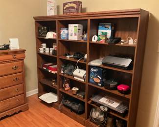 THREE PIECE BOOKCASE