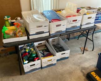 BOXES OF HOUSEHOLD GOODS