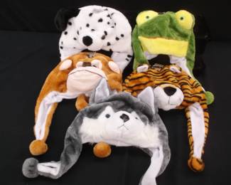 Plush Animal Hats