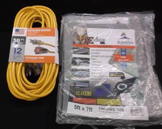Extension Cord      Tarps