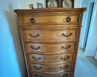 Beautiful tall hardwood dresser
