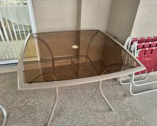 Table outside 