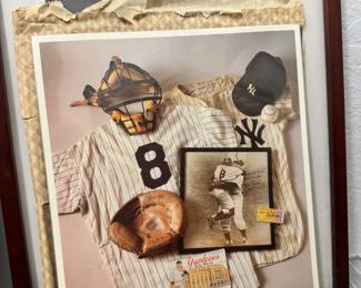 Vintage baseball art