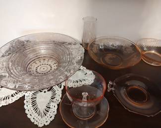 Pink Depression Glass