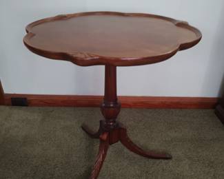 Antique Pie Crust Side Table