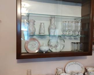 Hanging Glass Door Shelf