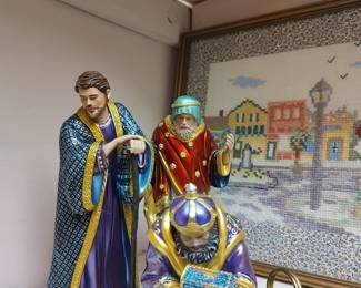 Christmas Decor &  Antique Needlework