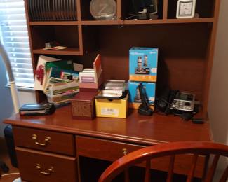 Computer Desk & Windsor Chair