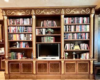 Leather and regular books