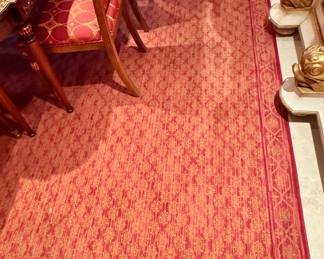 Charles c Perle custom with matching border 10’6” x 17’6”