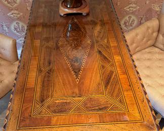 Francesco Molon inlaid writing desk 