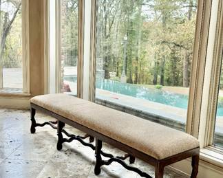 William & Wesley Co. Provencial custom bench