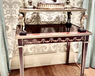 Louis XVI two tier tea table