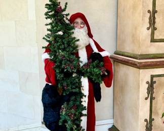 Almost life size hand crafted Santa