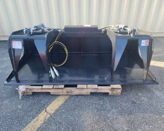 Unused 2024 JCT 84-inch Skid Steer Grapple Bucket