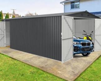 Unused 2024 Portable Metal Shed 13 x 20FT.