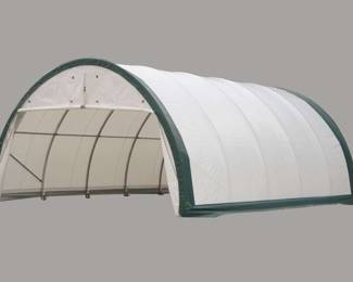 Unused 2024 Golden Mount - S203012R-300gsm PE Dome Storage Shelter 20x30 ft