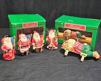 House of Lloyd Stocking Holder & 4 Ornaments