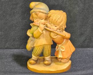Anri Ferrandiz "The Duet" Hand Carved Wooden Fig.