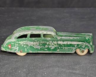 Tootsie Toy Jumbo Green 1940 Sedan Toy Car