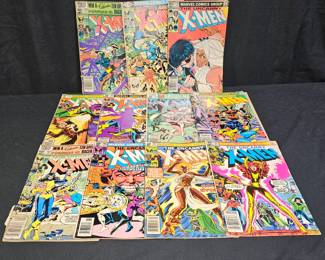 Eleven X-Men Comic Books 1980-1983