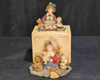 '96 & '99 Boyd's Yesterdays Child Figurines