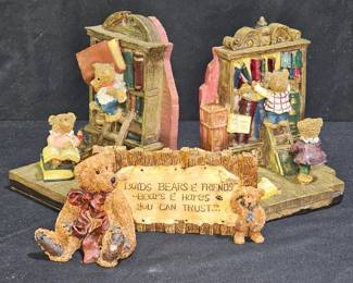 Teddy Bear Book Ends & Boyd's Bears & Hares Fig.