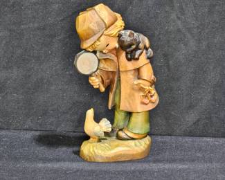 Anri Ferrandiz "Inspector" Hand Carved Wooden Fig.