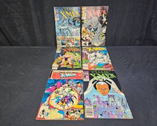 Six 1988 X-Men Comic Books