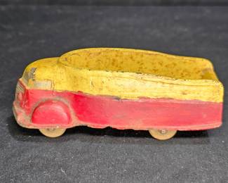 VTG 30's Sun Rubber Company Red & Yellow Toy Truck