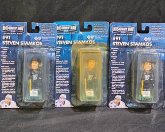 3 NEW Hockey Bay #91 Steven Stamkos Figurines