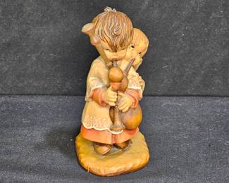 Anri Ferrandiz "The Helper" Hand Carved Wood Fig.