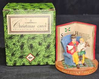 A Christmas Carol Figurine "The End"