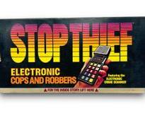 Vintage 1979 Stop Thief Electric Cops and Robbers Board Game
