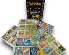 Collection of 40 Pokemon Trading Cards, Book and Pokmon Sticker Book
