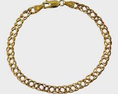 Fine Italian 10K Yellow Gold Bracelet For Charms 7
