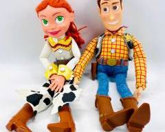 1999 Mattel Disney Pixar Toy Story Jessie And Woodie Action Talking Figures
