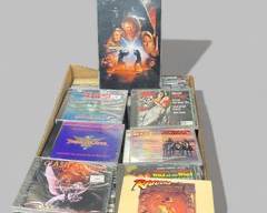 Instant Collection of 88 Movie Sound Track CD's and Classical Including Star Wars, Legend, Korngold Symphony, Dragon Slayer, The Searchers, Clash of the Titan, Raiders of the Lost Ark
