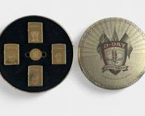 Zippo D-Day Normandy 50th Anniversary Allied Heroes Collectors Edition New In Original Tin Four lighters
