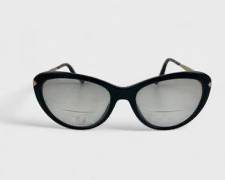 Prada Cat Eye Black & Gold Frame Prescription Sunglasses Frames

