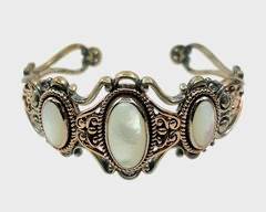 Carolyn Pollack Sterling Silver & Copper Cuff Bracelet
