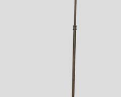 Vintage Modern MCM Style "Z" Bronze Tone Metal Adjustable Floor Lamp
