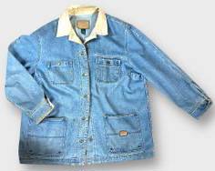 Vintage Lauren Jeans Co. Safari Outfitters Denim Jacket Size 2XL

