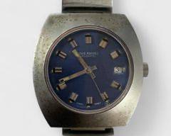 Vintage Louis Rossel Neuchatel Automatic Wristwatch Modern MCM Style
