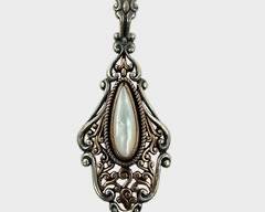 Fine Carolyn Pollack Sterling Silver & Copper MOP Pendant

