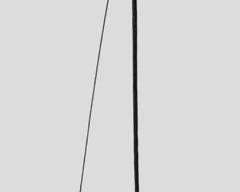 56" Tall Fantastic Tall Giacometti Meets African Abstract Iron Figure on Base
