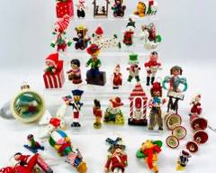 Fantastic Vintage Hand Painted Wooden Christmas Ornaments Assorted Lot
