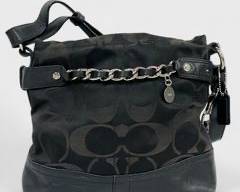 Vintage Coach Black Handbag
