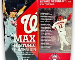 2015 and 2016 Max Scherzer and Ryan Zimmerman Washington Nationals Baseball Team Collectible Bobbleheads visit Ararityauctions.com for our sports auction
